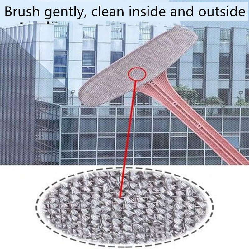 Longsing Cleaning Brush Window Glass Disassembly Free Cleaning Window Mesh