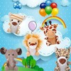 Anboor 10pcs Small Stuffed Animals—Jungle Animal Plush Set 4.8 Inch