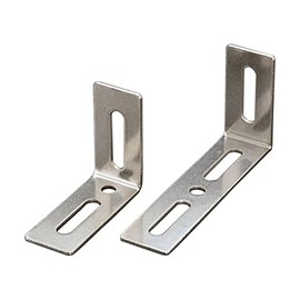0.9 x 3.9 x 2.0 inches (24 x 100 x 50 mm) L-shaped coupler (stainless steel) EA951EA-197A