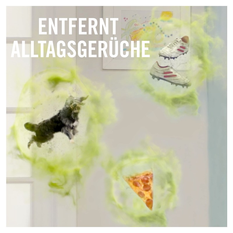 Febreze Auto Lufterfrischer (2 ml) Lenor Aprilfrisch, Starterset, Auto Duft