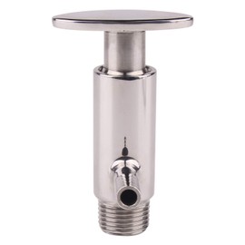 DERNORD Sample Cook Valve 0.5 Inch NPT Thread Sanitary Fitting Stainless Steel 304