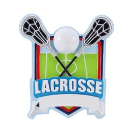 Polarx Lacrosse, Lacrosse Sticks, Lacrosse Ball, Lacrosse Field Personalize Christmas Ornament