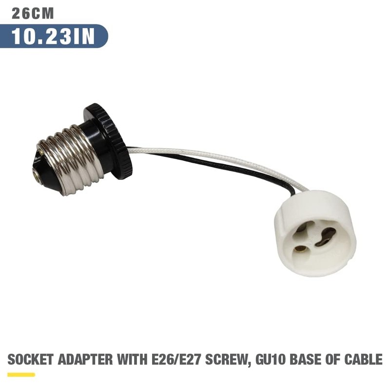 Luxury LED Lighting Light Socket Bulb Extender for E26 E27
