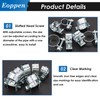 Eoppen 34Pcs 5 Sizes 8-18mm Fuel Line Clamp Assortment Kit,