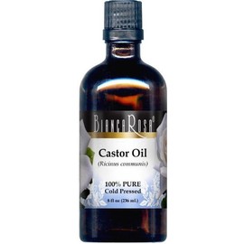 Bianca Rosa Castor Oil - 100% Pure, Cold Pressed and Cold Processed (8 fl oz, ZIN: 428130) - 2 Pack