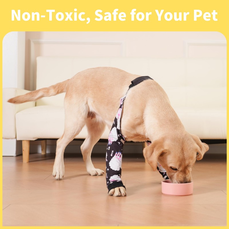 LovinPet Dog Elbow Protector Anti-Licking Elbow Sleeve, Adjustable, Comfortable &