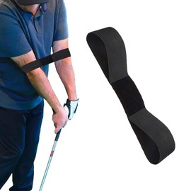 Golf Swing Trainer Aid,Elastic Swing Correcting Arm Band,Arm Posture Motion Correcting Practice Band for Golf Beginners,Golfing Swing Correcting Posture Motion Fixer Band for Golf Club Practice