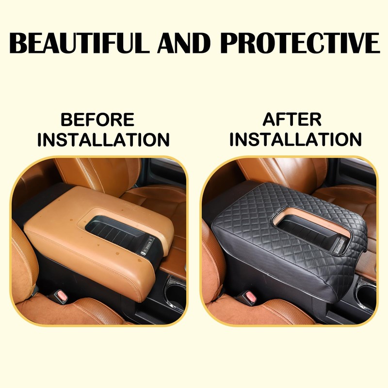 Center Console Armrest Cover Kit,Console Armrest Cushion Automotive Customized Console