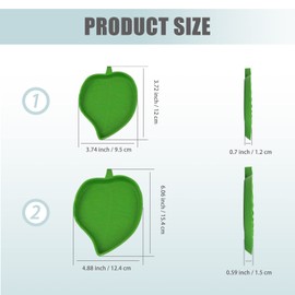 2 Pack Tortoise Habitat Accessories Water Dish Reptile Food and Water Bowl for Tortoise Corn Snake Crawl Pet Drinking and Eating