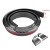 1.5m/4.9ft Carbon Fiber Soft Rubber Car Rear Roof Trunk Spoiler