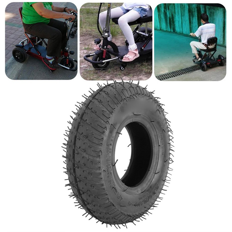 2.8/2.5-4 Tyre Mobility Scooter Wheel Electric Wheelchair Tires Replacement Accessory