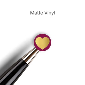 Gold Foiled heart Stickers / 100 Mini Micro Dot Decals (1/2”) / Color Code Coding/Essential Productivity Life Planning/Craft Kid Reward Reminder Accent (Berry)