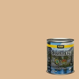Rodda Paint CASCADIA XL Exterior Satin Paint & Primer in One, Quart, Beeswax
