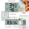 ThermoPro TP60-3 Digital Hygrometer Indoor Outdoor Thermometer Wireless Temperature and