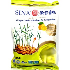 Sina Ting Ting Jahe Ginger Chewy Candy with Lemon 4.4 oz ~12/19/2025