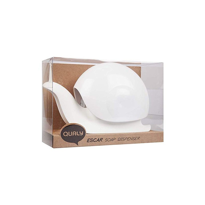 QUALY ESCAR Soap Dispenser Bowl for the Bathroom as Snail