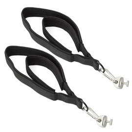 YIYANTO 2Pcs Pilates Loops Compatible with Tonal Machine Reformer Equipment, Pilates Straps for Smart Home Gymnasium, Double Loop Strap with D-Ring T Lock Adapter for Yoga Exercises Accessories