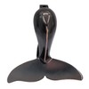 Solid Brass Humpback Whale Tail Door Knocker- Nautcial Decor (Bronze)