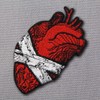 Save My Heart Patch Embroidered Badge Iron On Sew On