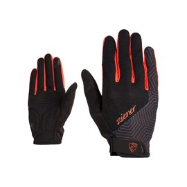 Ziener CEDA Women's Cycling Gloves Long Finger with Touch Function Breathable Cushioning Signal Peach 7