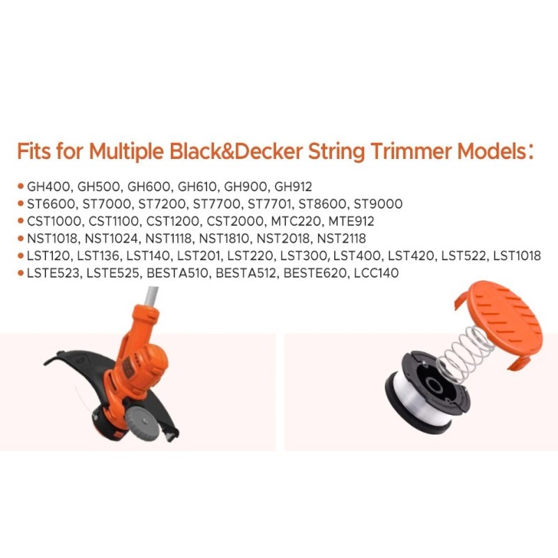 For BLACK+DECKER, For Craftsman, For Weed Eater BLACK+DECKER AF100 Replacement