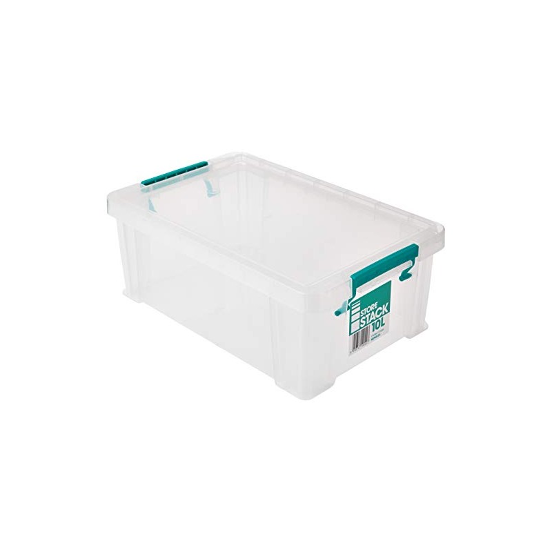 StoreStack 10 Litre Storage Box W400xD255xH150mm Clear RB90123