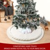 Hommtina Christmas Tree Skirt 48 Inches White Tree Skirt,Christmas Tree