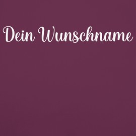 Geschenk mit Namen personalisiert by Shirtracer - Apron - Cooking Apron - Your Choice of Name - Name Name, 9 Aubergine