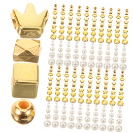 Tofficu 1170pcs Acrylic Beads Craft Kit for Jewelry Making Including Loose Beads Various Shapes for Bracelets Necklaces and Earrings