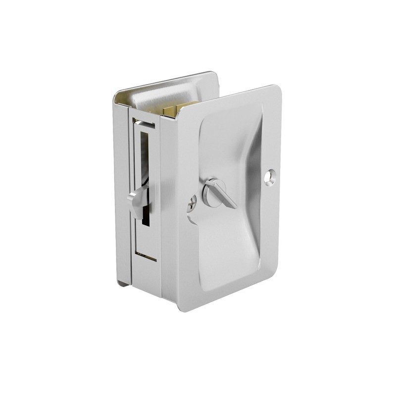 Richelieu Hardware 1701BCPSBC Onward Pocket Door Pull, Privacy Lock, 3