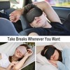 Grsta Sleeping Mask for Side Sleepers, 100% Light Blocking Sleeping