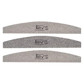100/180 3 Nail Files Shuttle-Polishing Contoured Zebra