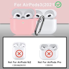 14 in 1 for AirPods 3 Generation Case Accessories Set Kit Silicone for AirPods 3 Case Cover 2021, Protective Case for AirPod Gen 3 3rd Charging Case with Ear Cover/Clean Putty/Carry Box/Strap