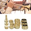 12 Pcs Set Trumpet Valve Finger Button Cap and Rod