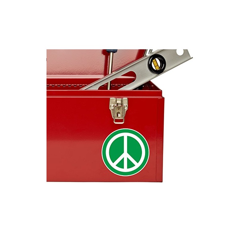 2 x 10cm Peace Vinyl Sticker Symbol Hippy Camper Van