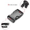 Petutu 20 Pack Plastic Buckles 1 Inch Quick Side Release