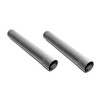 2Pcs Galvanized Steel Straight Exhaust Resonator Pipe 2"ID x 18"