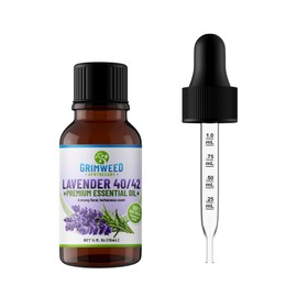Premium Lavender Essential Oil -100% Pure Natural -15ml - Therapeutic Grade - Undiluted - with Glass Dropper