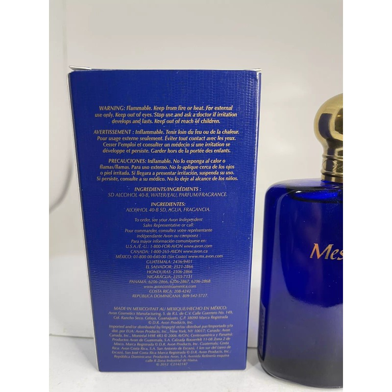 Avon Mesmerize Men's old formula Cologne Spray 3.4oz.
