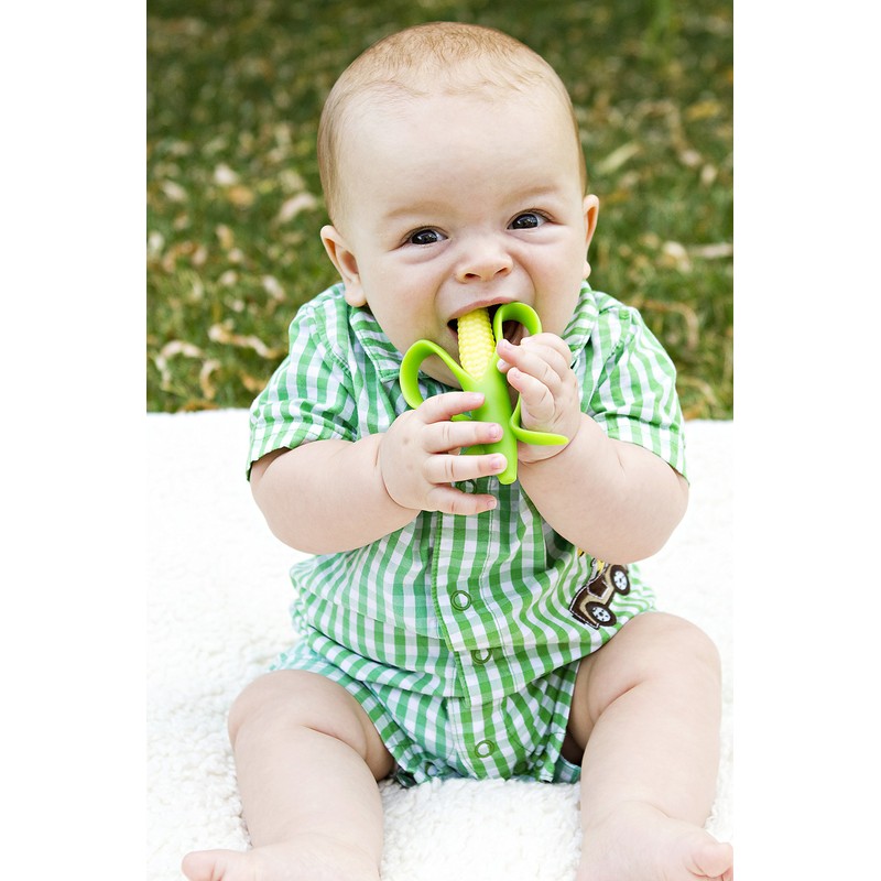 Baby Banana - Corn Cob Toothbrush, Training Teether Tooth Brush