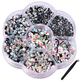 3060 pieces hot repair rhinestones, hot repair rhinestones for crafts, iron-on rhinestone nails, rhinestones for DIY clothing decoration, handmade bag crafts, wedding dresses