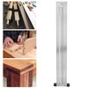 Ultra Precision Marking Ruler Stainless Steel Woodworking Scribing Ruler Gauging