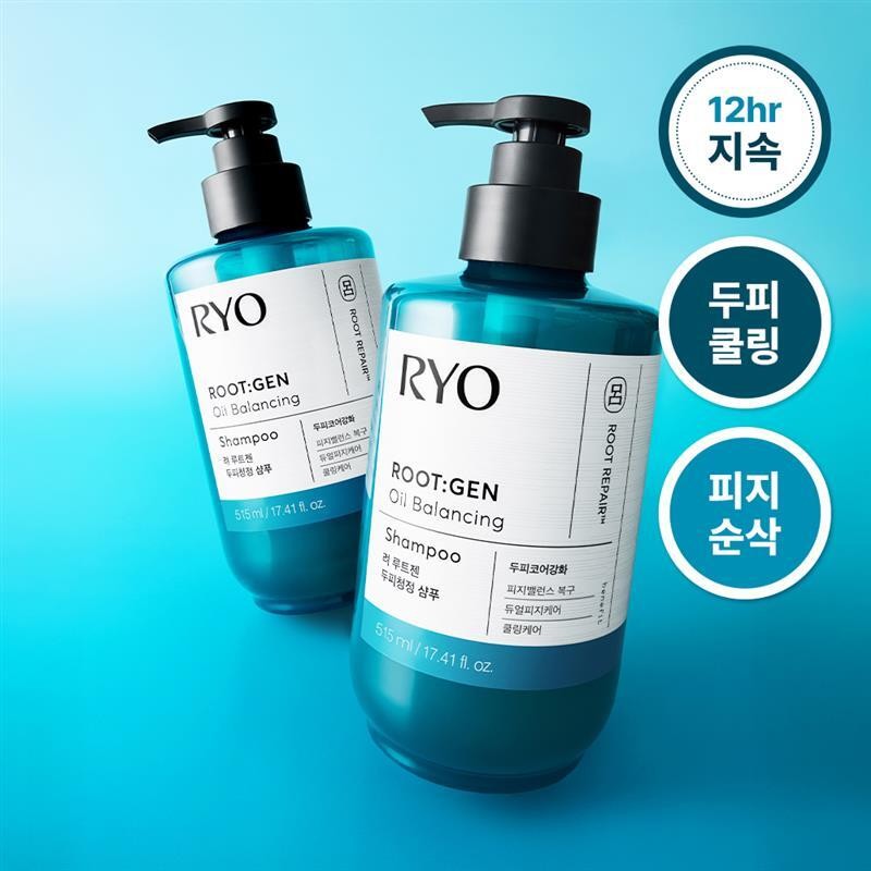 Ryo Root:Gen Oil Balancing Shampoo 515ml Set (+100ml) - [SET]