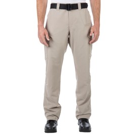 5.11 Tactical Men's Fast-Tac Cargo Pant – Water-Resistant Ripstop Fabric, 9 Pockets, Reinforced Seams, Style 74439ABR, Khaki, 36W x 30L