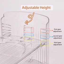 Uni HIMO Shoe Stacker Shoe Rack Organizer for Closet Space Saver Storage Shoe Holder Organization (Transparent, 6 pack)