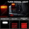Ironwalls Smoked 16 LED Tail Light For Jeep Wrangler JK