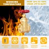 1/2" NPT Brass Gate Valve, Heavy Duty Female x Female