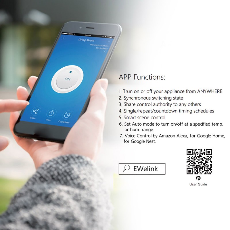 Water Resistant Temperature Sensor with Stainless Steel Probe for Home