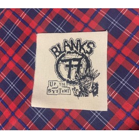 Blanks 77 Up DIY Patch- Punk Crust Black Flag Off Leftover Crack