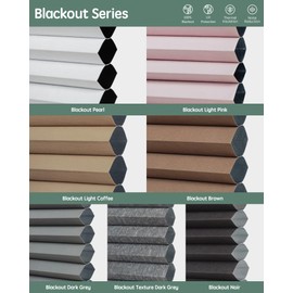 Yoolax Smart Cellular Shades, Motorized Arch Window Shades Honeycomb Blinds Motorized Blinds, Half Circle Cellular Shades Fabric Samples (Multi-Color)